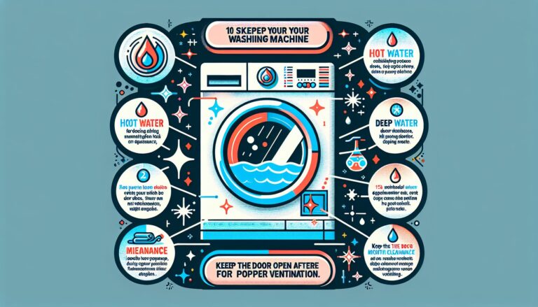 #10 Tips om je Wasmachine schoon en fris te houden