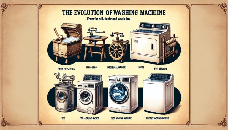 De evolutie van wasmachines: van de ouderwetse wastobbe tot slimme apparaten