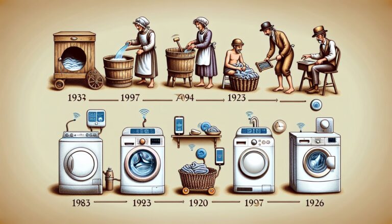 De evolutie van de wasmachine: van handwassen tot slimme apparaten