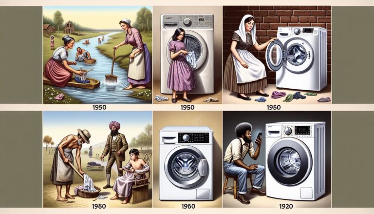 De evolutie van de wasmachine: van handwas tot smartwash